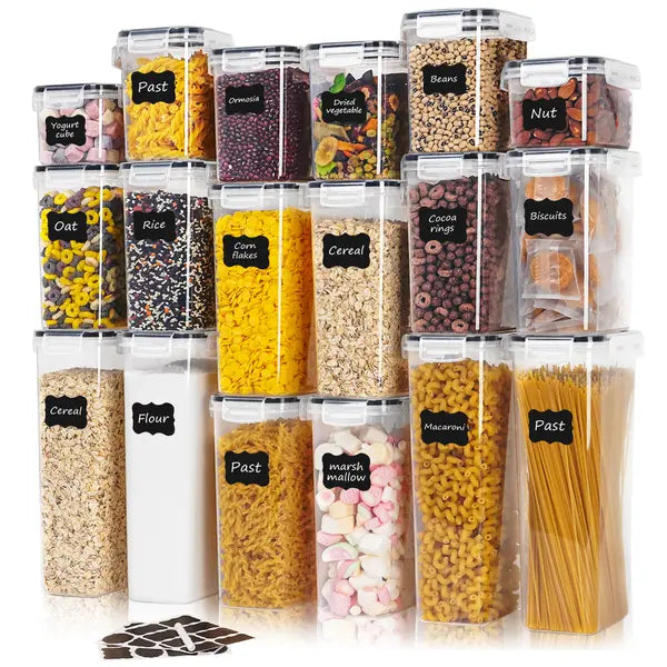Stackable Pantry Storage Container Set